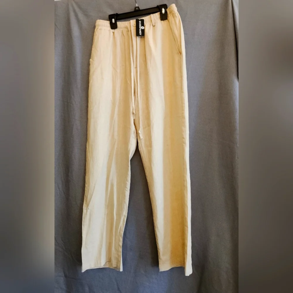 Coofandy Men's Cream Pants